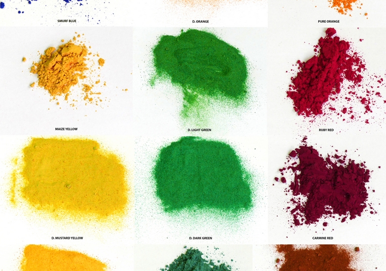 Holi Colour samples
